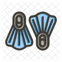 Diving Swimming Fins Icon