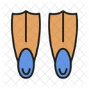 Flippers Swimming Pool Icon