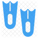 Fins Snorkeling Diving Icon