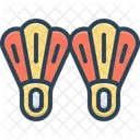 Flippers Diving Flippers Swim Icon