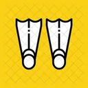 Flippers Sea Swim Icon