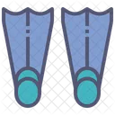 Flippers Sea Swim Icon