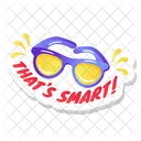 Flippige Schutzbrille  Symbol