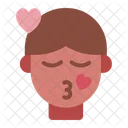 Flirt Kiss Romantic Icon