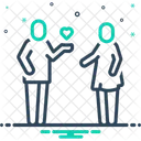 Flirt Pair Lover Icon