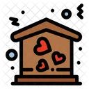 Zuhause Haus Liebe Symbol