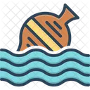 Float Ocean Garbage Icon