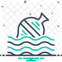 Float Ocean Garbage Icon