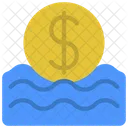 Float Money  Icon