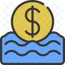 Float Money  Icon