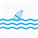 Floating Bottle Plastic Icon