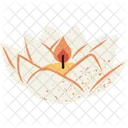 Floating flower candle  Icon