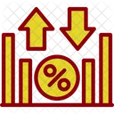 Floating Interest Rate Floating Interest Icon