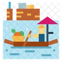 Floating Market  Icon