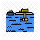 Floating Platform Tidal Icon