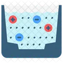 Flocculation Clumping Particles Icon