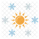 Neige Flocons Soleil Icon