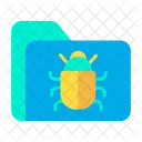 Floder Bug Virus Folder Spam Icon