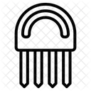 Flohkamm Kamm Haarburste Symbol