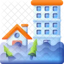 Flood Disaster Water Icon