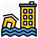 Flood Disaster Earthquake Icon