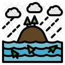 Flood Insurance Disaster Icon