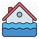 Flood House Water Icon