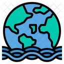 Flood Natural Disaster Sea Level Icon