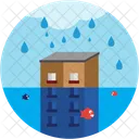 Flood Natural Disaster Icon
