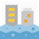 Flood Natural Disaster Water Icon
