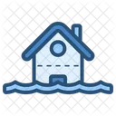 Flood Drowning Disaster Icon