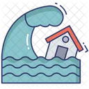 Flood House Flood Sea Level Icon
