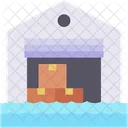 Flood Disaster Water Damage Icon