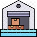 Flood Disaster Water Damage Icon