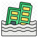 Flood Disaster Water Icon