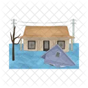 Flood Disaster Water Icon