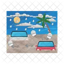 Flood Disaster Water Icon