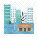 Flood Disaster Water Icon