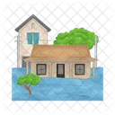 Flood Disaster Water Icon