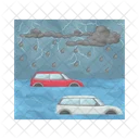 Flood Disaster Water Icon