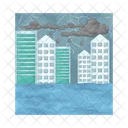 Flood Disaster Water Icon