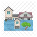 Flood Disaster Water Icon