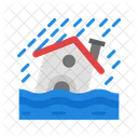 Flood Disaster Water Icon