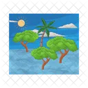 Flood Disaster Water Icon