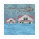 Flood Disaster Water Icon