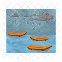 Flood Disaster Water Icon