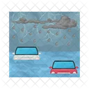 Flood Disaster Water Icon