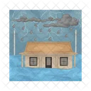 Flood Disaster Water Icon