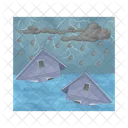 Flood Disaster Water Icon