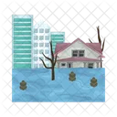 Flood Disaster Water Icon